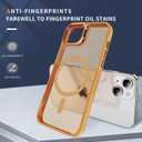 Hitaoyou Translucent Matte Camera Kickstand Case for iPhone 13, Compatible with Magsafe, Shockproof Heavy Duty Protective Cover