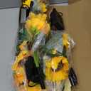 KOOPER Solar Lights Outdoor Garden Decor - Upgraded 3 Pack with 9 Sunflower Lights, Waterproof Solar Outdoor Lights Auto ON/Off Solar Decorative Lights for Garden, Patio, Backyard