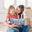 2025 Planner Weekly and Monthly, 8.5" x 6.1" Calendar Planner Daily Jan 2025 - Dec 2025, Flexible Hardcover Notebook with Holidays Monthly Tabs, Oil Painting Flower (Style A)