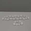 Gel Cloud Keyboard and Mouse Wrist Rest Set, Cute Ergonomic Wrist Support and Arm Support Keyboard Rest for Typing Pain ReliefSuitable for Office/Computer/Laptop/Gaming (Transparent White Set)