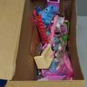 Rongmeiz 6-Story Doll House Large DIY Playhouse for Girls, Little Girl Dream House with Furniture, Little Dog Toy, 2 Princess Figures and Slide, Creative Construction Toy for Birthdays & Christmas