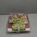 Shzbtdo Large 45"x13" Christmas Tree Topper Bow, Green Tree Topper Christmas Decoration, Red & Green Polka Dot Polyester Ribbon Bow for Christmas, Xmas Ornament Holiday Home Indoor/Outdoor, Pack 2