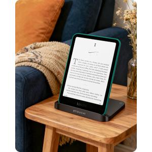 Stouchi Foldable Wireless Charging Dock Compatible with Kindle Paperwhite Signature Editions (2022 & 2024) and Colorsoft Signature Edition, Samsung EbookUSB-C Charger Stand, Ready-to-Gift