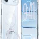 TORRAS for iPhone Air Case, Slim Magnetic Stand, Open-Edge Frame with Thin Fit, Hard PC, Fit for MagSafe, Anti-Yellowing Phone Case for iPhone 17 Air, Daily Protection, Clear