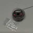 Picture Hanging Wire - 50lb Heavy Duty Stainless Steel Wire Rope for Hanging Picture Frame, Mirror & Wall Art - 100Feet with 20PCS Aluminum Crimping Sleeves