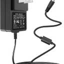 5V Power Cord for Crosley Record Player,5V Adapter Replacement for Crosley CR8005F CR8005D CR8005F-GA CR8005F-WO CR8005D-TU CR8005D-BL Cruiser Plus Portable Phono Charger Power Cord