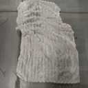 Andency Fleece King Comforter, Linen Grey Comforter Set for King Size Bed, Soft Warm Fluffy Fuzzy Linen Gray Bedding 