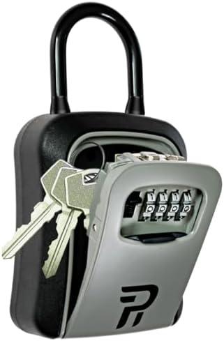 Key Lock Box for Outside - Realtor Lockbox for House Keys Outdoor - Combination Key Hiders to Hide a Key Safe Storage