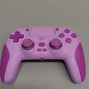 Kamylorus Wireless Controller for PS-5 PC, Hall Effect Controller with Paddles, Dual Vibration, Marco/Turbo Function, 3.5Mm Audio Jack, 6-Axis Motion Control,1000Mah Battery,Speaker,Purple