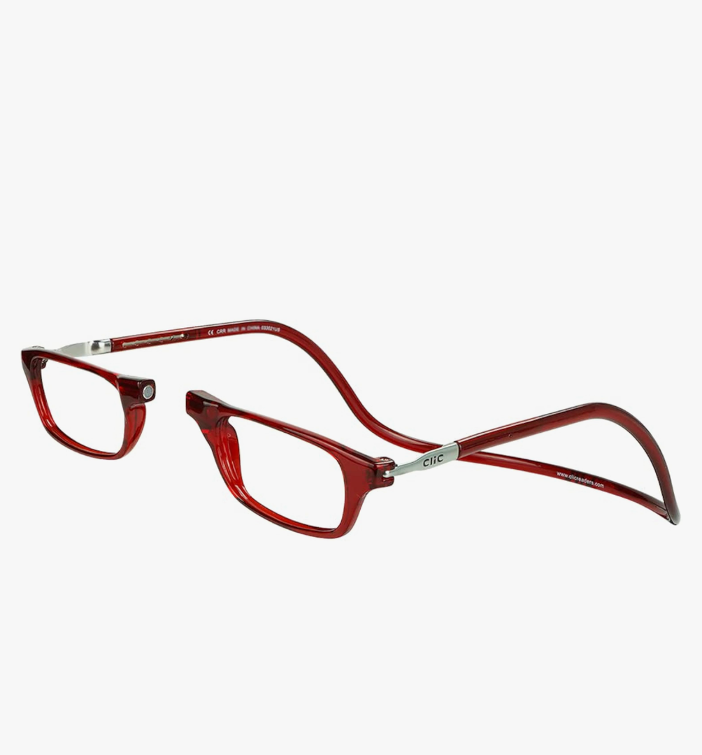 Clic Magnetic Reading Glasses for Men or Women, Computer Readers, Original (Small-Medium Size)