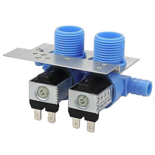 285805 Water Inlet Valve - Compatible with Whirlpool Kenmore May.tag and GE Washers wtw8500dc wtw4955h wtw5100vq2 417.97912702,110.92588210, 41797822700 