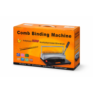 Comb binding machine