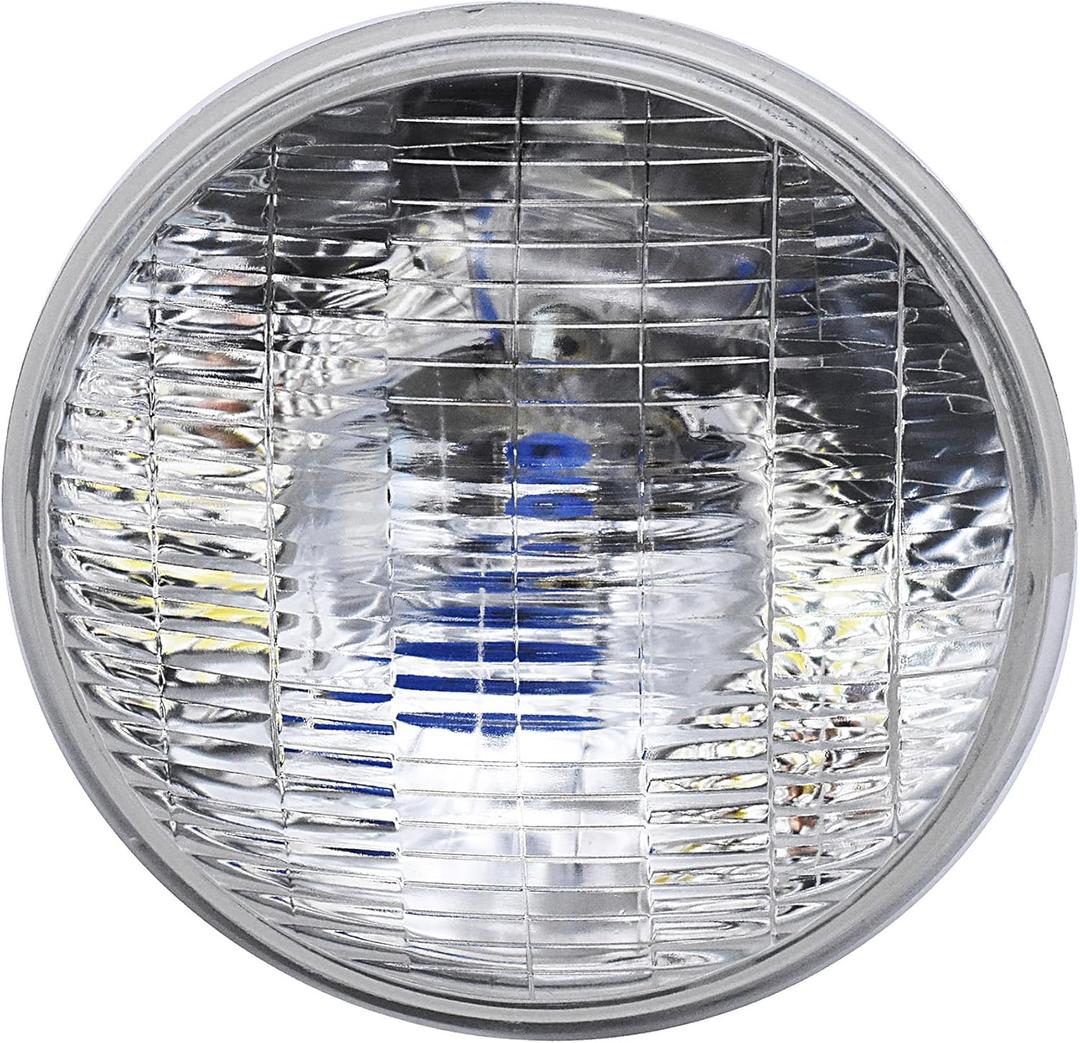 H6024 Super Vision Crystal Headlight, Halogen Sealed Beam Headlight, (7"" ROUND, 178MM) (110/130W), Replaces# H6024
