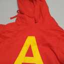 Letter A Funny Matching Halloween Costume Team Group Lazy Pullover Hoodie Size S