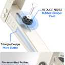 Mini Split Wall Mounting Bracket, Heavy-Duty Wall Bracket for 7000 Btu to 12000 Btu Outdoor Ductless Minisplit Air Conditioner AC Heat Pump Systems, Max 400 Lb Capacity