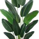 YEPDIN Artificial Bird of Paradise Plant 6 Ft Tall Fake Banana Leaf Plant for Indoors and Outdoors,Faux Palm Tree with Plastic Pot for Office and Home Decor,L180