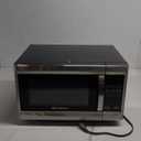 Emerson MW1338SB, 1.3 CU. FT. 1000 Watt, Touch Control, Stainless Steel Front, Black Cabinet Microwave Oven Black With Grey