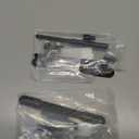 Que-T Body Mount (F&R) for Axial SCX10 II 90046 90047 1/10 RC Car (Black)