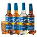 Torani Syrup Variety Packs, Sugar Free Coffee Favorites, 25.4 fl oz Bottle (Pack of 4)