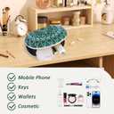 Simcat Clutch Purses for Women, Rhinestone Glitter Peacock Evening Handbag Formal Clutch Bag for Wedding Party Prom (Green)