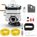 MOTOALL 753-05908 AC5 Carburetor Air Filter Carb for Craftsman 25cc Handheld Blower Cub Cadet HB425 BV428 Troy-Bilt TB4SC Yard Man YM45SC Gas Blower