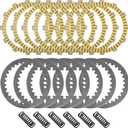 Caltric Clutch Friction Steel Plates and Springs Kit Compatible with Honda VTX1800 2002 2003 2004 2005 2006 2007 2008