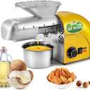 1800w Oil Press Machine Nut Seeds Oil Extractor Cold& Hot Press Machine (Temperature Control 32-572, Extended Rod, 13-19LBS/H, Lower Noise, For Coconut, Cocoa Beans, Avocado, Amaranth Seed)