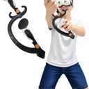 VR 2 Handed Sword for Meta Quest 3/Quest 2/Quest 3S Immersive Accessories for Blade & Sorcery VR Sword Fighting Games (Black)