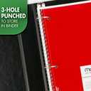 Mead Spiral Notebook, 1 Subject, Graph Ruled Paper, 7-1/2" x 10-1/2", 100 Sheets, Green (05676AC5)