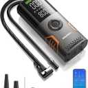 Tire Inflator Portable Air Compressor (Black Orange)