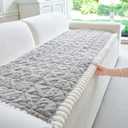 Fuzzy Couch Covers for Dogs, Non Slip Thick Dog Couch Cover Protector, Plush Pet Couch Covers for Sofa Washable, Soft Sofa Cushion Slipcovers Pet Friendly(1PC, Light Grey, 27.6”x70.9”)
