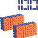 [3.2cm/1.25inch] 100 Blaster Darts for Foam Blasters, Pack Refill Bullets for Toys Guns, for Boys Party Favors
