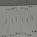 6 pcs Vinyl Record Dividers A-Z Vertical Alphabet Dividers Vinyl Record Separator Card Divider for Album CD DVD Bookshelf Organizer (Size:LP