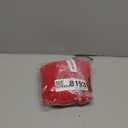 Women's Sexy V Neck Ruffled Hem Mesh Sleeveless Ruched Spaghetti Strap Flowy Mini Dress Red, Medium