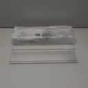 Floating Shelves for Wall, Wall Shelves for Decor Storage Set of 4, Wall Mounted Shelf for Bedroom, Living Room, Bathroom, Kitchen, Picture Ledge Shelf, Clear