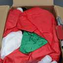 Danxilu Christmas Inflatables 10 FT Long Santa Sleigh with Reindeer Outdoor Decorations, Built-in Colorful LEDs Santa Claus Deer Sled Blow Up Yard Decoration for Outside Lawn Holiday Xmas Decor