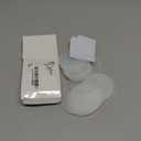 Jetec 30 Pcs 2.5 Inch Acrylic Circle Blanks Clear Disc Round Transparent Acrylic Coasters Ornament Blanks Miniature Bases for Crafts Christmas Ornament DIY Art Projects Suplies