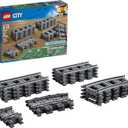 LEGO City Tracks - Train Track Expansion Set - Additional 20 Pieces Compatible with Our Sets - 8 Straight, 4 Curved, & 8 Flexible Tracks - 60205