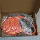 Fida Retractable Dog Leash, 16ft Heavy Duty Pet Walking Leash for Small Dog or Cat up to 26 lbs, Tangle Free. One-Hand Brake (Small,Orange)