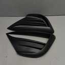 Fog Lamp Wind Knife Spoiler Blade Trim Compatible For Tesla Model Y 2021-23 Front Fog Light Protective Cover Woof Tooth ABS Decoration(Glossy Black)