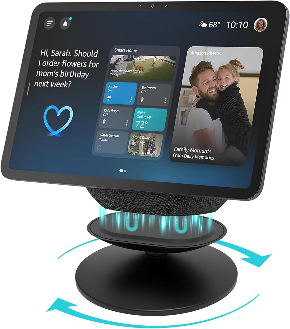 ULIOLI Adjustable Stand Compatible with 8 and 11 (2025 Releases) | Swivel and Tilt Adjustable Stand to Improve Viewing Angle