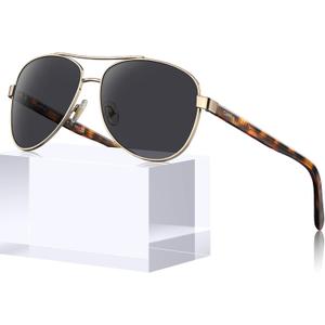 CARFIA Polarized Sunglasses for Women UV Protection Acetate Arms Metal Frame Woman's Shades CA3216 CARFIA Polarized Sunglasses for Women UV Protection Acetate Arms Metal Frame Woman's Shades CA3216