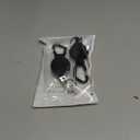 Badge Holder Retractable Clip Heavy Duty Carabiner Badge Reel Keychain with Lanyard ID Cards Holder(2 Pack)