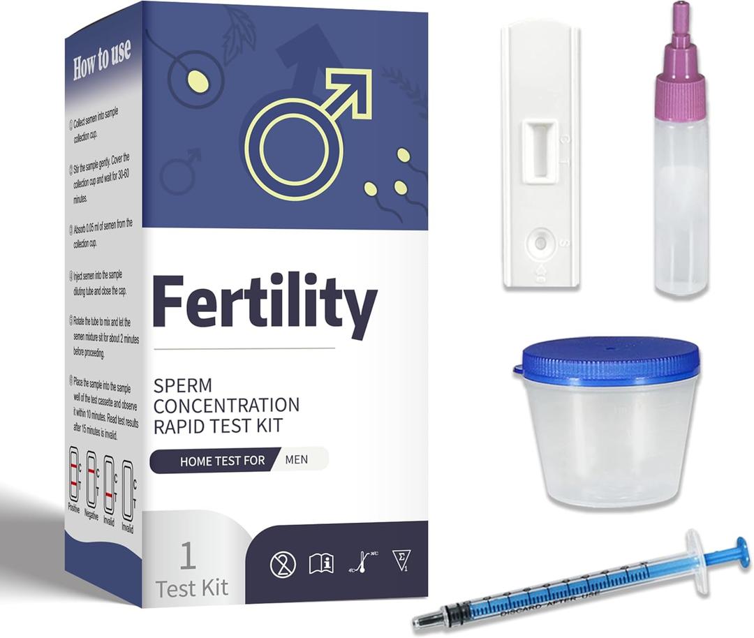 Male Fertility Testing System  Discreet and Easy-to-Use Kit for at-Home Sperm Health Check (1 Count (Pack of 1))