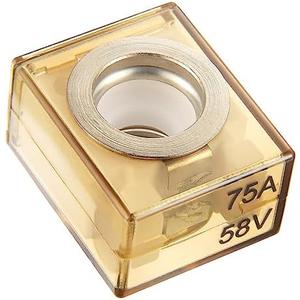 BOJACK Terminal Fuse 75A Marine Rated Battery Fuse (MRBF) 58V DC Max IP66 Waterproof for the Circuit Protection of Automobiles RVs Cranes Ships Charging Piles (75 Amp)