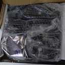 OLEVS Full Bed Frame with Headboard Metal Platform Bed Full Size with USB Charging Station and LED Lights, No Box Spring Needed