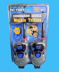 ✨Maxx Action Durable Walkie Talkie Set kids 5+ Camando Series w/ Morse Code -NEW