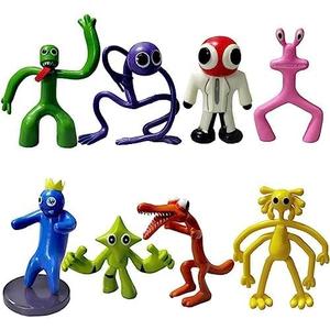 8PCS Raibow Friends Toys Raibow Friends Action Figures Toys Gaming Action Figures Gift for Kids Halloween Thanksgiving Christmas Birthday Gifts, Medium