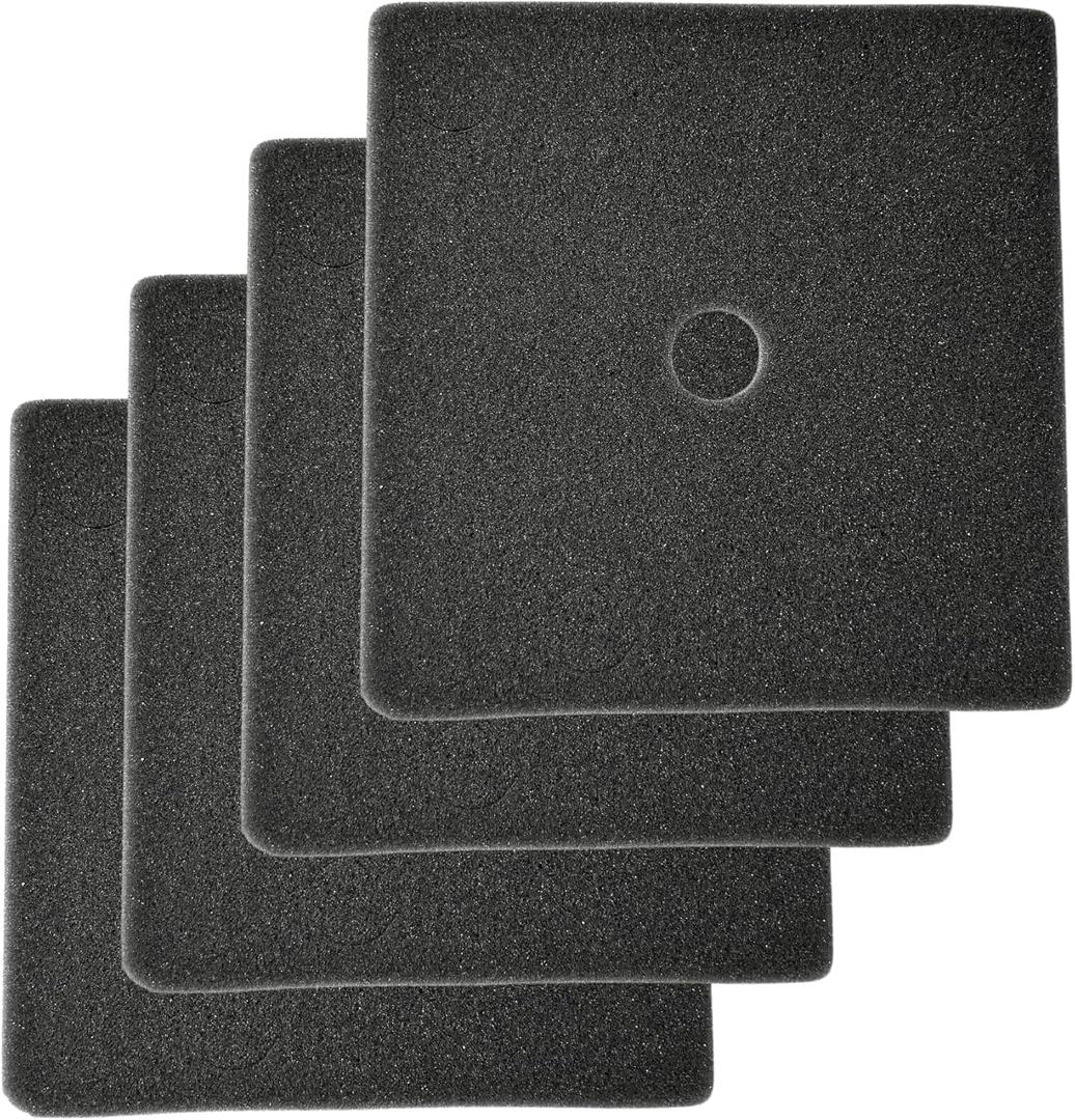 2 x Good Pet Stuff, Replacement Carbon Odor Control Filters for Hidden Litter Box Planter, Courtyard Square Shape, Easy to Install, Odorless, Absorbs Smells, Sunlight Activated Charcoal Infused, 4 Pack