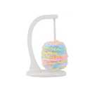 Magnetic Yarn Holder Spinner for Crocheting and Knitting – Durable Molded Plastic Yarn Organizer for Crochet Supplies and Yarn Storage, Smooth Rotation Base–Cream White